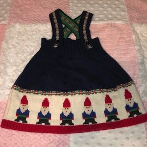 Adorable Hanna Andersson gnome holiday dress